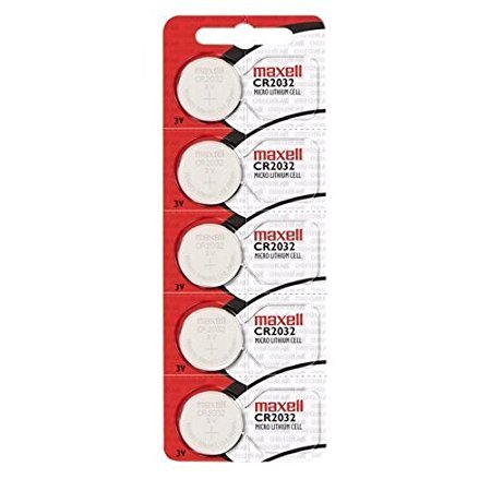 Maxell CR2032 lithium batteries -pack of 15