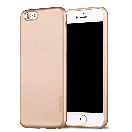 iPhone 6s Plus Case, X-level [Guardian Series] Soft Elastic [Thin Light] for iPhone 6/6s Plus (5.5 Inch) Gold