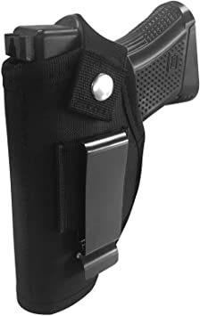 Gun Holster Concealed Carry for Men Women: Aomago 380 Holster for Pistols Fits Right Left, Universal 9mm Holsters Inside Outside Waistband for Glock 23, 26, 27, LCP, M & P Shield and Similar Handgun