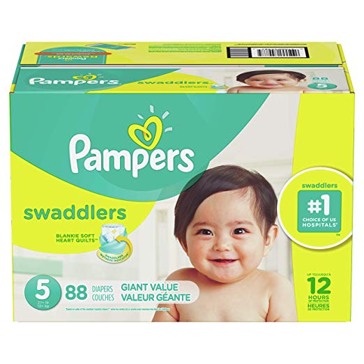 Pampers Swaddlers Diapers Size 5 88 Count