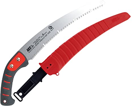 ARS Professional Pruning Saw, 13-inch Blade (Raker Toothing, Scabbard Included)
