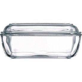 Arc International Luminarc Butter Dish, 6.5 inch by 4 inch x 2.5 inch