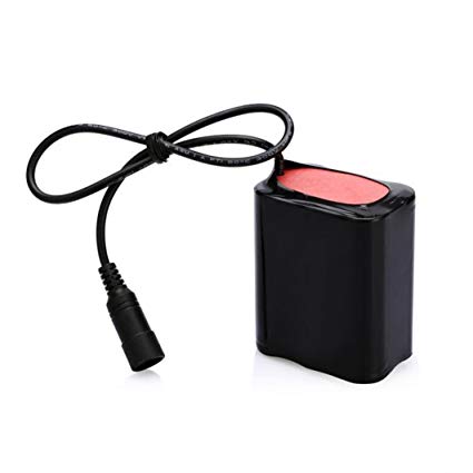 Fiaya 8800mAh 6X18650 Battery Pack 8.4V Rechargeable For T6 Bicycle Light Headlight