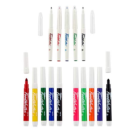 Wilton Assorted FoodWriter Edible Color Markers Set, Edible Food Markers