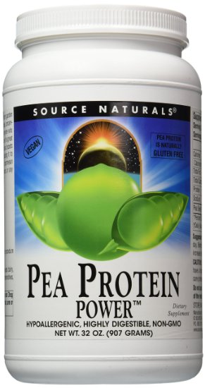Source Naturals Pea Protein Power, Hypoallergenic, Highly Digestible, Non-GMO