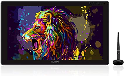 NEW HUION Kamvas 22 Graphic Drawing Monitor, 21,5 inch Graphic Tablet with Screen, New Pen PW517, Supports Windows Mac Android, Ideal for Home-Office & E-Learning