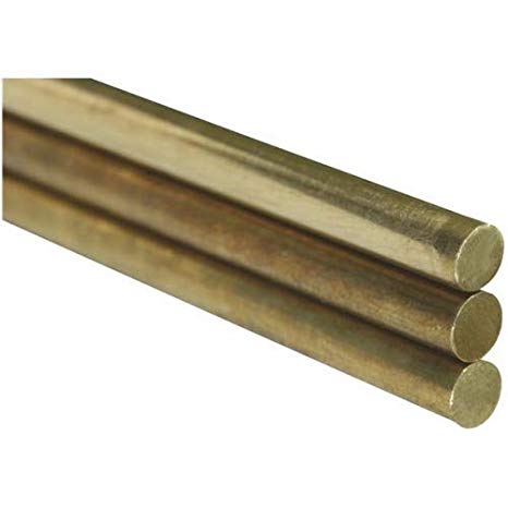 K&S Solid Rod 1/16" X 12" Brass Pack