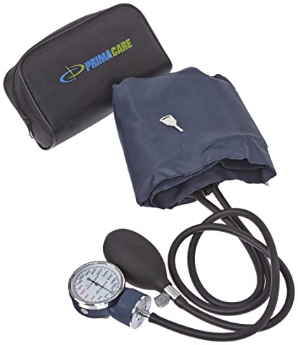 Primacare DS-9193 Aneroid Sphygmomanometer Blood Pressure Kit, Large Adult Cuff, Pack of 1