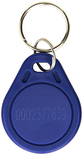 EM4100 125KHz Blue Door Control RFID Proximity ID Cards Key Fobs 25pcs