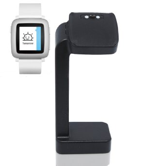 Nogis Nightstand Vertical Charger Stand Cradle Charging Station Dock for Pebble Time Smart Watch
