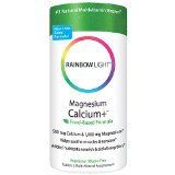 Rainbow Light Magnesium Calcium  Food Based Tablets 180 tablets