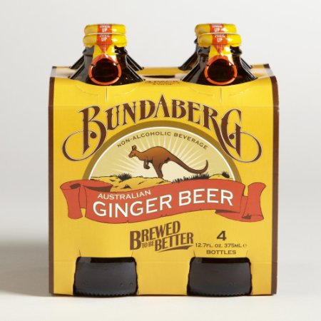 Bundaberg Ginger Beer Non-alcoholic Beverage (Australia) 4-pack 375ml