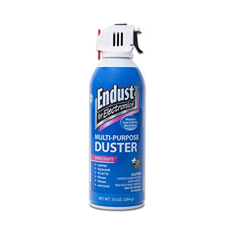 Endust for Electronics, 1 Compressed Duster, 10 oz, Contains Safety bitterant (11384)