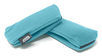 Universal Crutch Underarm Pad Covers - Luxurious Soft Fleece with Sculpted Memory Foam Cores (Turquoise)