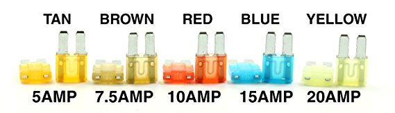 *Fast Shipping* Lumision Automotive Micro2 ATR APT Fuses Assorted 10 pcs Lumision 5A, 7.5A, 10A, 15A, 20A - 10 Fuses