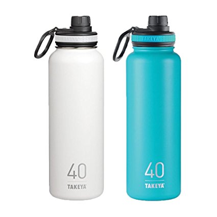 Takeya ThermoFlask 2 Pack 40 oz Snow and Ocean