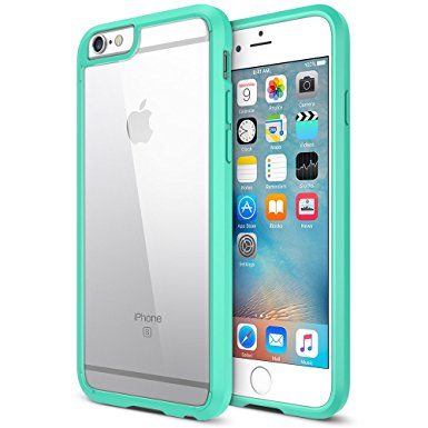 iPhone 6S Plus Case, Trianium [Clear Cushion] iPhone 6 Plus Clear Case Bumper (5.5 Inch)[Scratch Resistant] Shock-Absorbing Hard Back Panel For Apple iPhone 6/6S Plus (2014/2015) - Turquoise