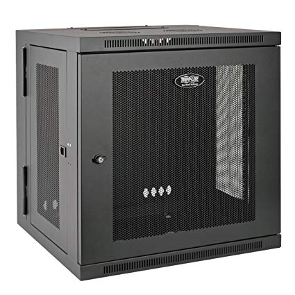 Tripp Lite 12U Wall Mount Rack Enclosure Server Cabinet, Hinged, 20.5" Deep, Switch-Depth (SRW12US)