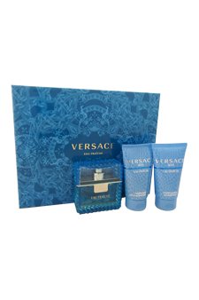 Versace Man Eau Fraiche By Versace For Men - 3Pc Gift Set - 1.07 Edt Spray