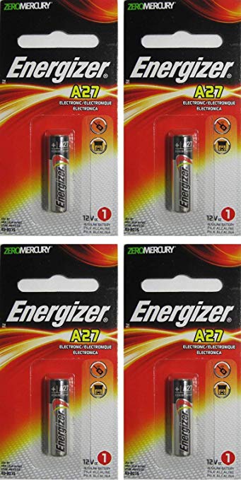 Energizer A27 Alkaline Battery X 4 Batteries