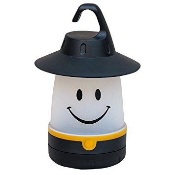 Smile LED Lantern:  Portable Night Light For Kids (Black)