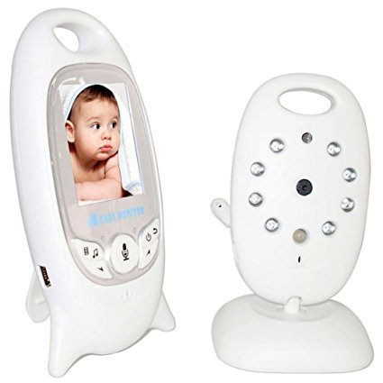 Baby Monitor , Lary intel Best Video Baby Monitor 2.4GHz Wireless with Night Vision 2.0 inch Digital Screen / Smart Camera with Temperature Monitors