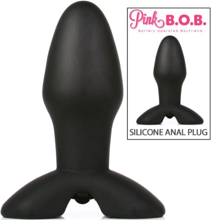 Silicone Anal Sex Butt Plug - Vibrating Adult Toy
