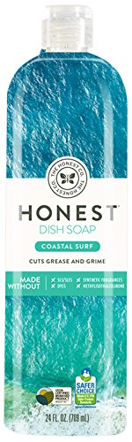 The Honest Company Dish Soap, Coastal Surf, 24 Fluid Ounce