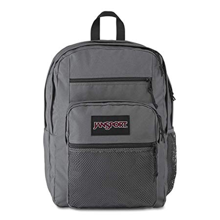 Jansport Big Campus Backpack - Lightweight 15" Laptop Bag | Deep Grey