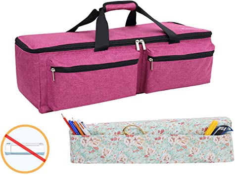 Carrying Bag Compatible with Cricut Explore Air and Maker,Tote Bag Compatible with Cricut Explore Air and Supplies (Pink)