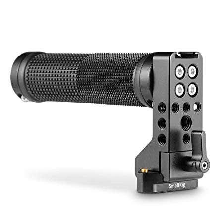 SMALLRIG QR NATO Handle (Rubber) with Safety Rail 2084 Quick Release Camera Handle Universal Hand Grip - 2084
