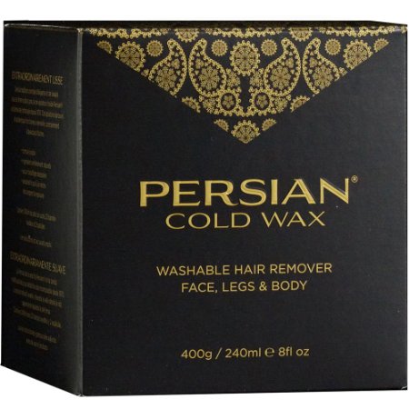 Persian Cold Wax Kit Body sensitive skin formula 8 Ounces