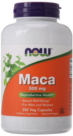 NOW Foods Maca Capsules 500 mg 250 Count