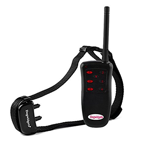 Dogwidgets DW-6 Rechargeable Remote Electronic Dog Training Shock Collar with Strong Vibration