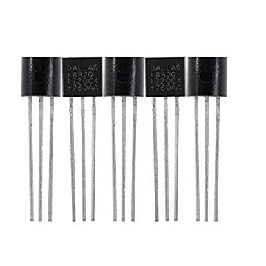 Diymore 5Pcs DALLAS 18B20 DS18B20 TO-92 3 Pins Wire Digital Thermometer Temperature IC Sensor
