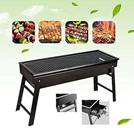 Portable BBQ Barbecue Foldable Camping Picnic Outdoor Garden Charcoal BBQ Grill Party