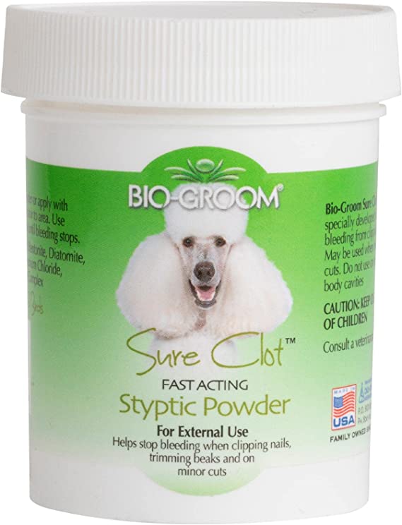 Bio-Groom Sure Clot Styptic Powder 1.5 Oz