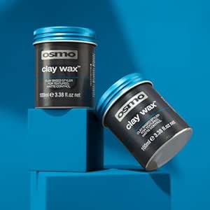 Osmo Firm Hold Clay Wax for Matte Finish Without Shine for a Natural Looking All Day Long Hold for All Hair Types 3.38 Fl Oz (Pack of 1)