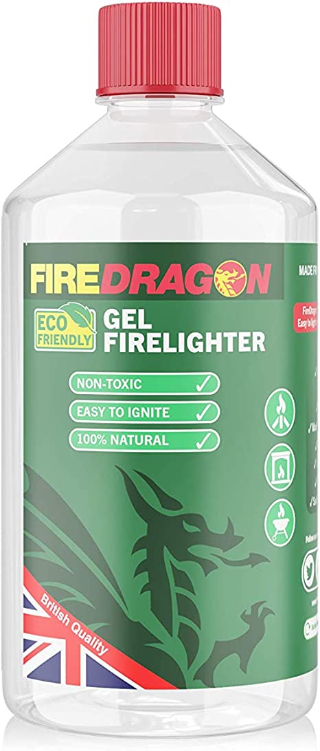 Fire Dragon Gel Firelighter-Transparent 1 litre