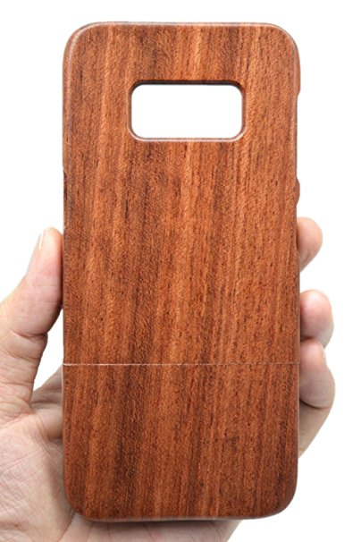 VolksRose Samsung Galaxy S8 Plus Wooden Case - Rose Wood - Premium Quality Natural Wood Cover for Your Smartphone