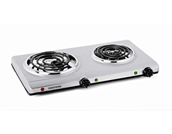 Toastess Stainless Steel Portable Cooking Range - Double Burner