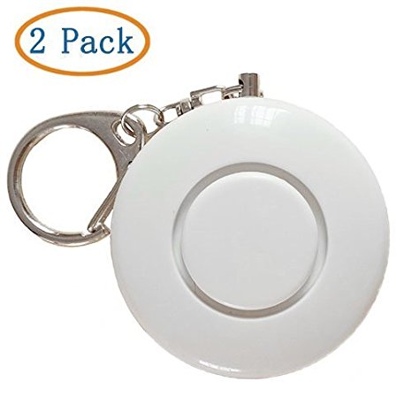 2 Pack 120dB Smart Emergency Personal Alarm Key Chain for Women,Kids,Girls,Superior,Explorer Bag Decoration Self Defense Electronic Device