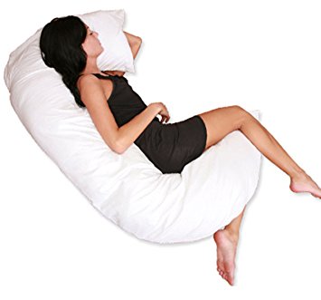 C Full Body Pillow - Most Comfortable Extra Long Curved Pillows for Side Sleepers and Pregnancy