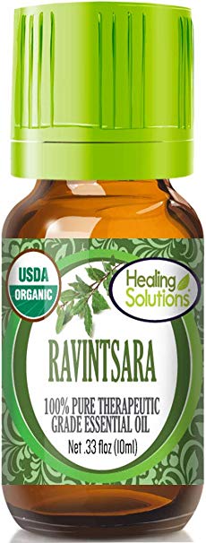 Organic Ravintsara Essential Oil (100% Pure - USDA Certified Organic) Best Therapeutic Grade Essential Oil - 10ml