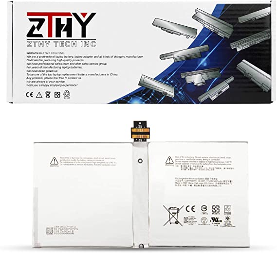 ZTHY Compatible G3HTA027H DYNR01 Battery Replacement for Microsoft Surface Pro 4 1724 Tablet 7.5V 38.2Wh 5087mAh