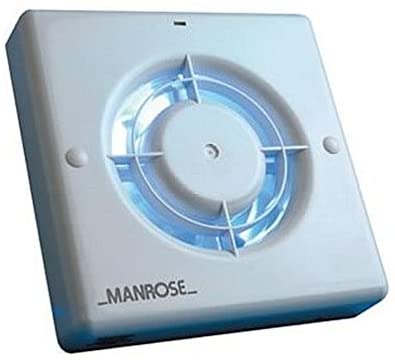 Manrose XF100LV 12V Low Voltage Extractor Fan - 100mm/4" - Suitable for Wall or Ceiling Mounting