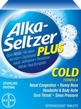 Alka-Seltzer Plus Cold Tablets - 50 Count