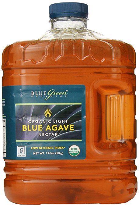 Blue Green Agave Organic Nectar, Light Blue, 176 Ounce