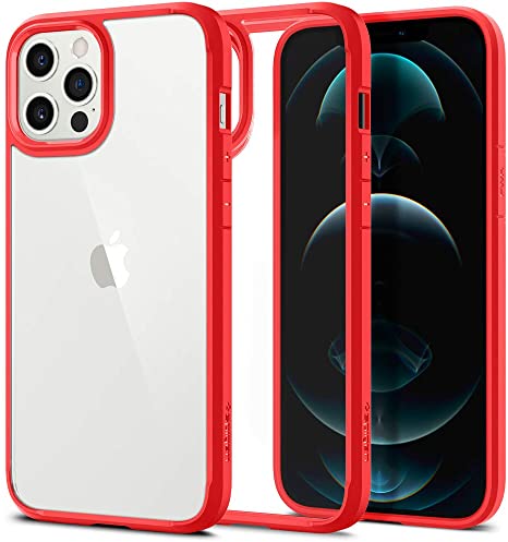 Spigen Ultra Hybrid Designed for iPhone 12 Pro Max Case (2020) - Red