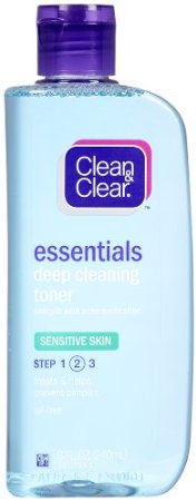 CLEAN & CLEAR Deep Cleaning Astringent Sensitive Skin 8 Oz